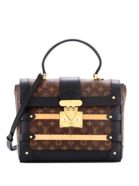 Louis Vuitton Pre-Owned Trianon Handbag Monogram Canvas PM satchel Brown O5PV8OZ03XFIR09U
