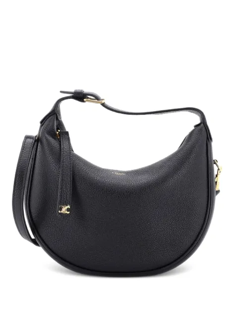 Celine Pre-Owned Lulu Bag Leather Teen hobo bag Black 5A8G3MSANMTC7096