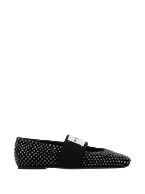 Givenchy stud-embellished ballerinas Black BE5010E2GU