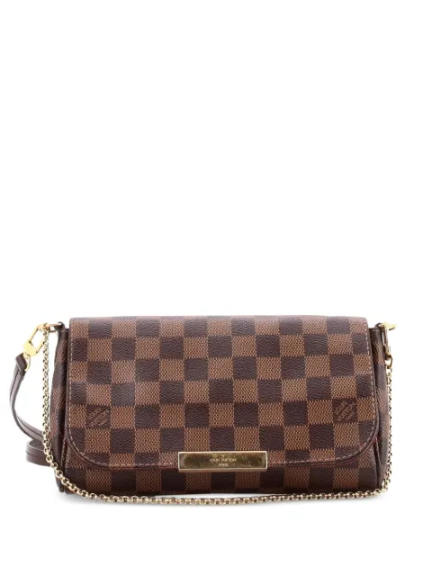 Louis Vuitton Pre-Owned Favorite Handbag Damier MM crossbody bag Brown A5RRBQBVLGHBI11V