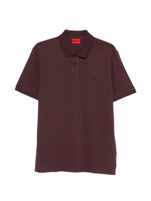 BOSS buttoned polo shirt Purple 504466182