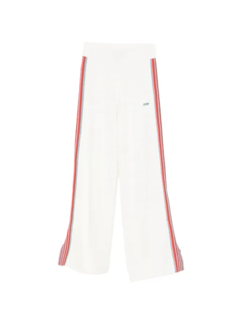 Autry logo-embroidered track pants White PAPW029W