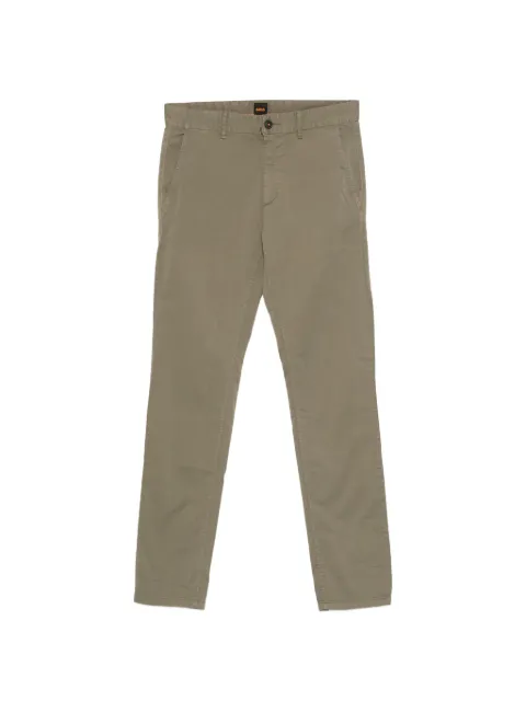 BOSS button trousers Green 50510933