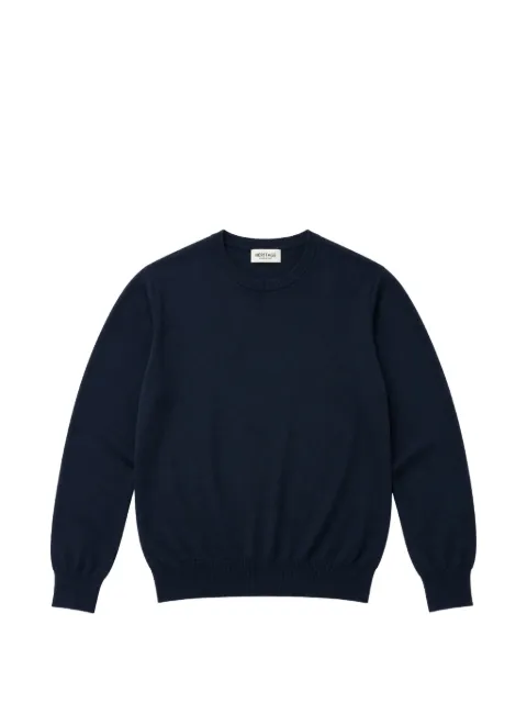 Heritage ribbed-trim sweater Blue HE140G790