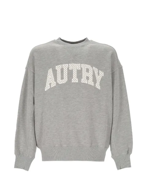 Autry logo crew-neck sweatshirt Grey SWPX036D
