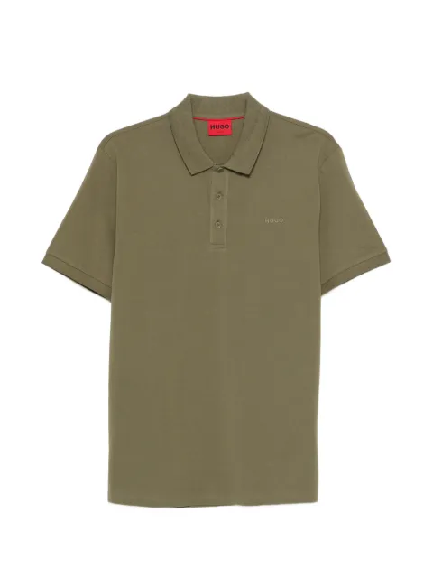 BOSS buttoned polo shirt Green 50466182