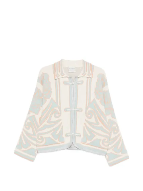 Forte Forte floral-print cardigan Neutrals 14506MYCOAT