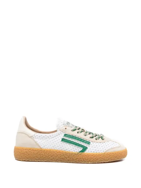 Puraai net-texture sneakers White PU601X040
