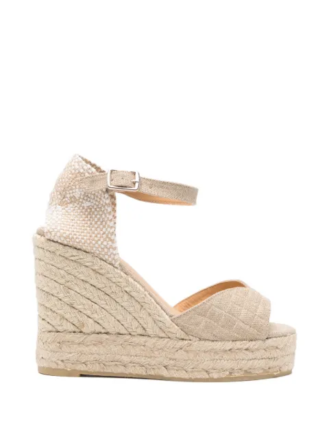 Castañer Blaudi buckle-strap espadrilles Gold BLAUDI8ED290