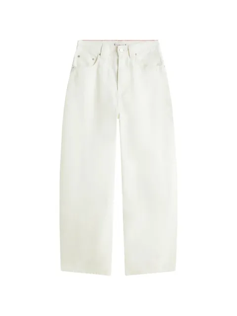 Tommy Hilfiger five-pockets wide-leg jeans White WW0WW49500