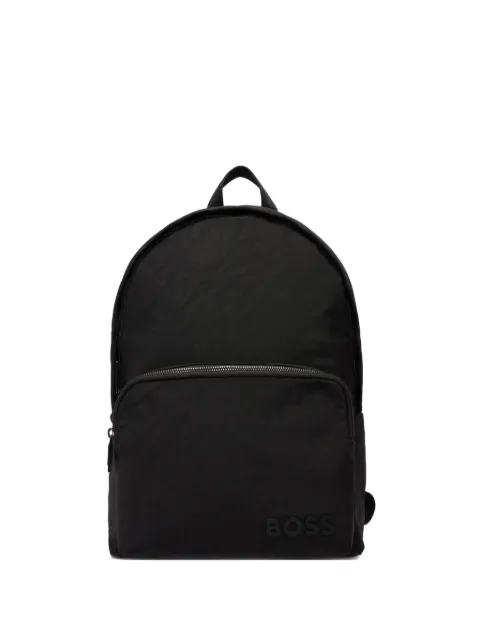 BOSS zip-up backpack Black 50558162