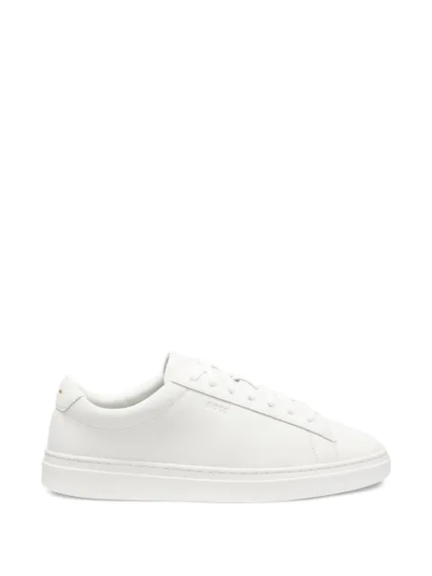 BOSS leather trainers with rubber sole White 50552853