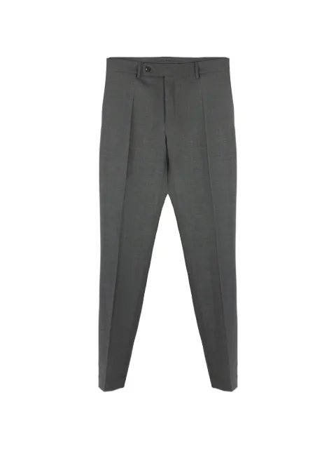 Incotex tapered virgin wool trousers Grey 1T009990464920