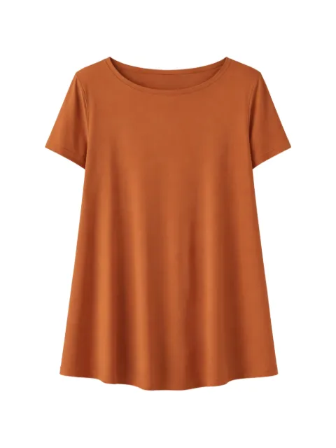 MALIPARMI curved-hem T-shirt Orange JK02817021041008