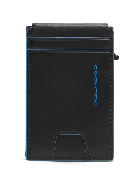 PIQUADRO leather card holder Black PP7091B2BLR