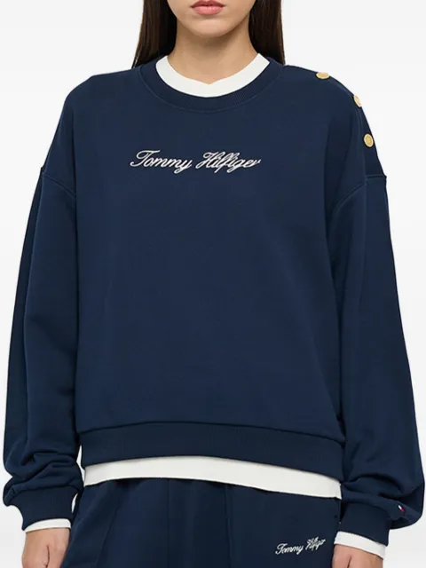 Tommy Hilfiger button-embellished sweatshirt Blue FWW0WW48783