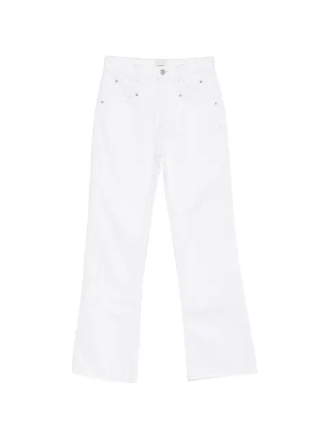 ISABEL MARANT Belvia bootcut denim jeans White PA0682FAD1H02I