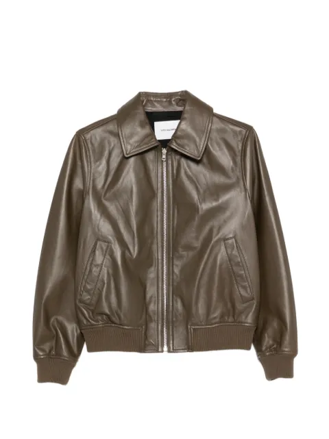 Yves Salomon zip-fastening jacket Brown 25EYV20155APXX
