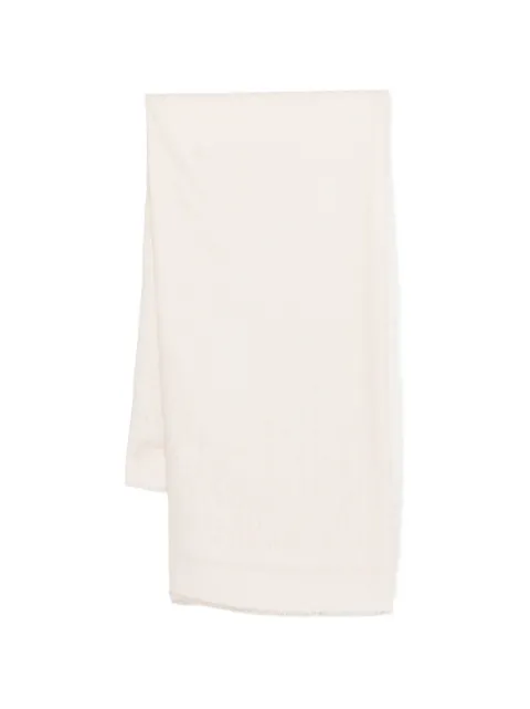 Elisabetta Franchi foulard scarf with lurex Neutrals SC13F62E2