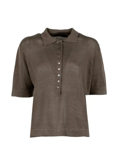 Seventy buttoned polo shirt Green MT4136950081854