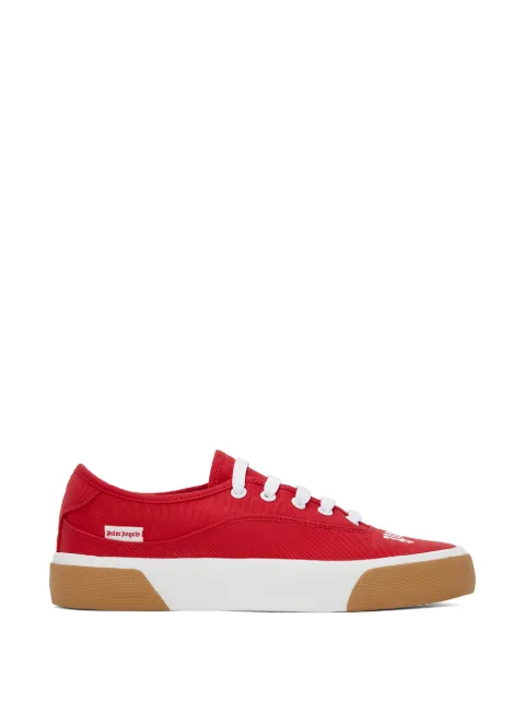 Palm Angels Skater logo lace-up sneakers Red PWIC013C99MAT0011001