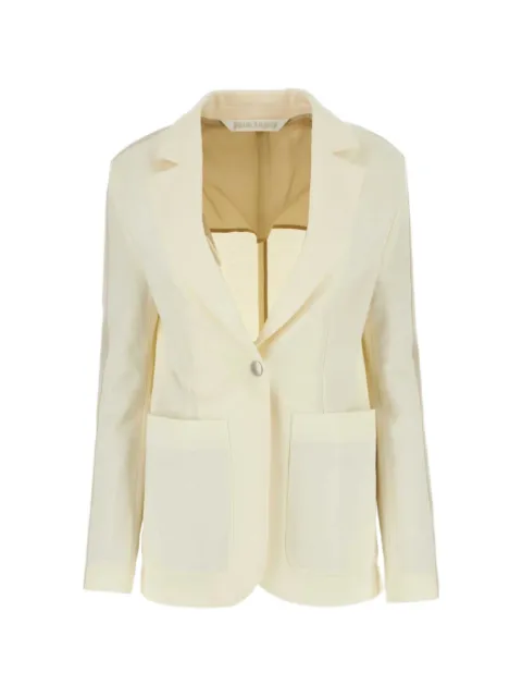 Palm Angels side-stripe blazer Neutrals PWEN013F23FAB001
