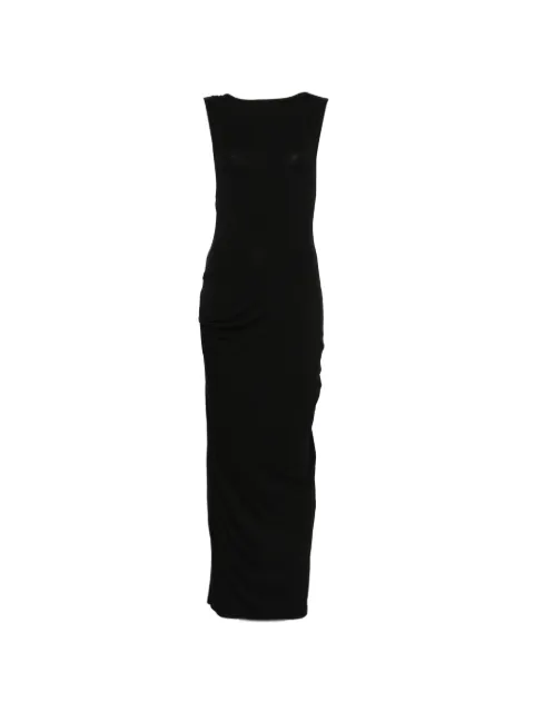ENTIRE STUDIOS draped sleeveless maxi dress Black ESSS26DR01243