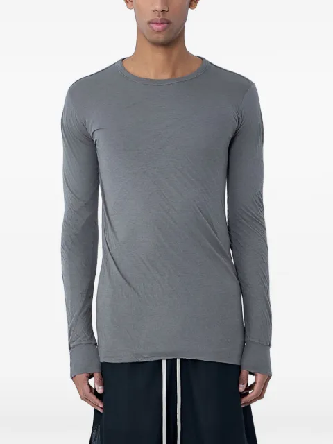 Rick Owens long-sleeves crew-neck T-shirt Grey RU01F2257UCDB