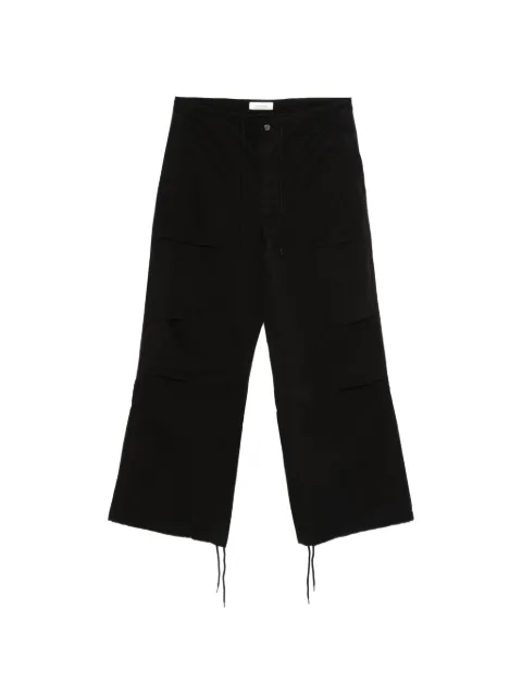 ENTIRE STUDIOS drawstring cargo trousers Black ESSS26PA05012