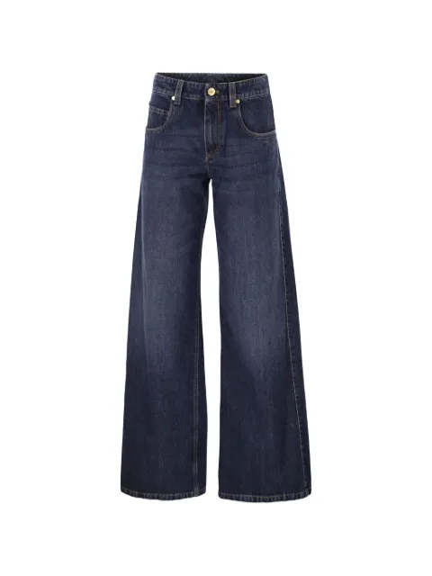 Brunello Cucinelli wide-leg trousers Blue MA095P4050C9370