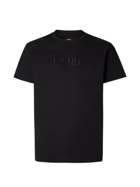 FENDI logo T-shirt Black FY1319AY0G