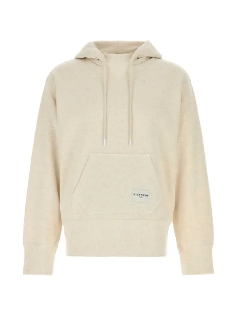 Givenchy drawstring long-sleeve hoodie Neutrals BMJ0NG3YS3