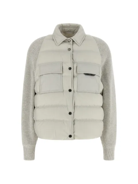 Brunello Cucinelli quilted padded jacket Neutrals MD5987696C3671