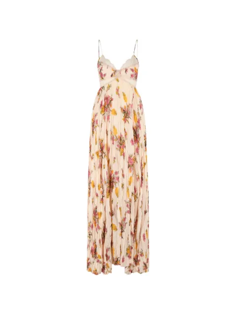 Blumarine sleveless floral dress Neutrals 2A805A