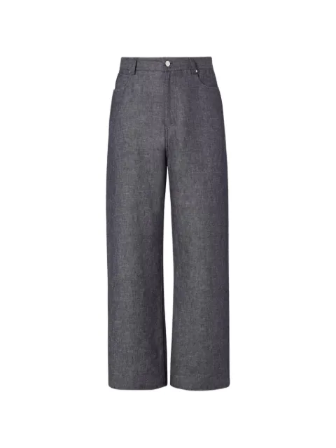 FENDI straight-leg trousers Grey FLP345AYUC
