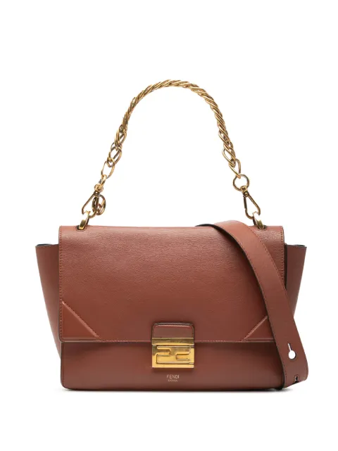 Fendi Pre-Owned 2010-2026 Calfskin Kan U satchel Brown D6VJB5WY3Y5XCQCD