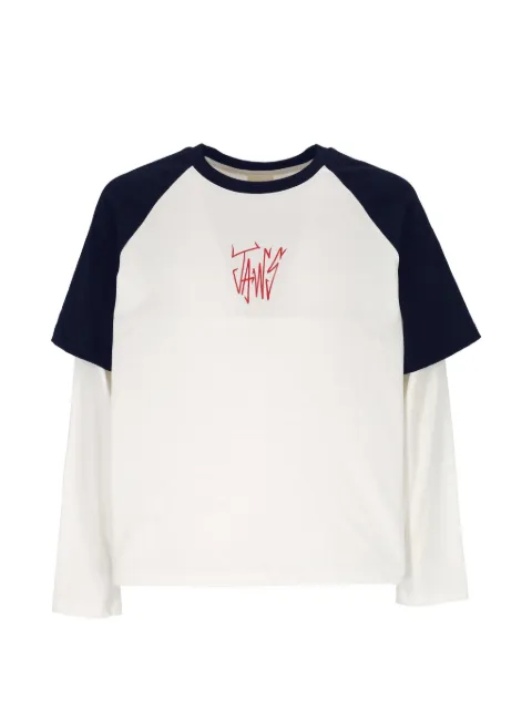 Jaws long sleeve printed T-shirt Neutrals DSAUNIJ009X