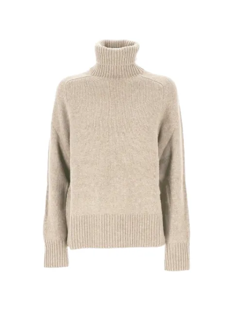 Ecoalf roll-neck sweater Neutrals MCWGAKNCAQUI0632W25396