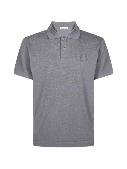 Moncler logo polo shirt Grey L20918A0001384556