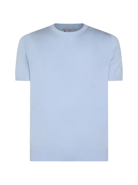 Malo ribbed T-shirt Blue UXA389F3L27E3584