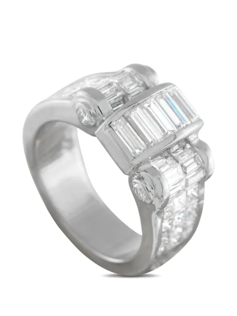 LB Exclusive chunky diamong ring Silver MF06011626