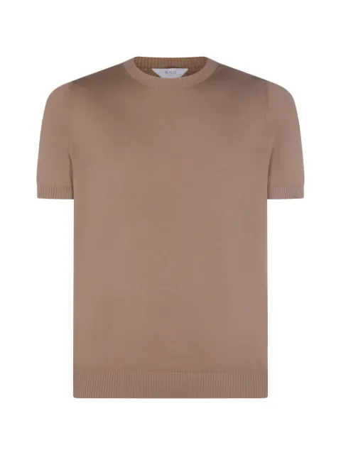 Malo knitted T-shirt Brown UXA389F3L27