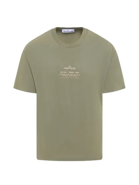 Stone Island 2100001 organic cotton jersey Green L1S152100001S0285