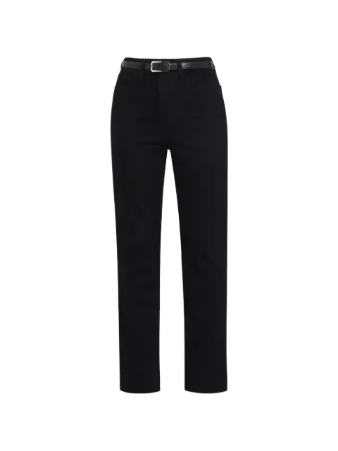 L'Agence belted denim Black 2857ISK