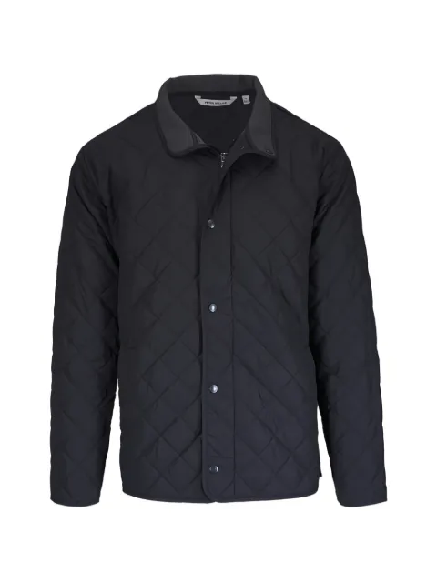 Peter Millar quilted button jacket Black ME0Z02001