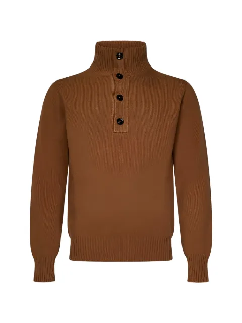TOM FORD button-fastening sweater Brown KTL004YMW047F24