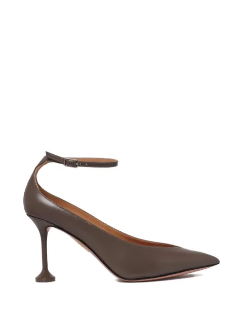 Aquazzura Le Noir ankle-strap pumps Brown SROMIDP0NSI