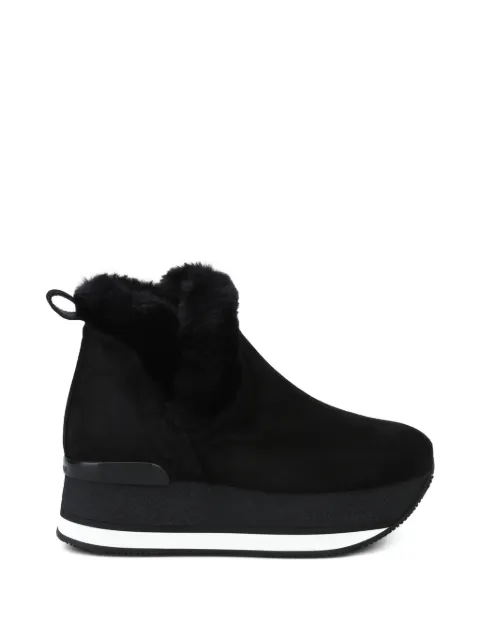 Hogan faux-fur platform boots Black GYW3980AO30JFH