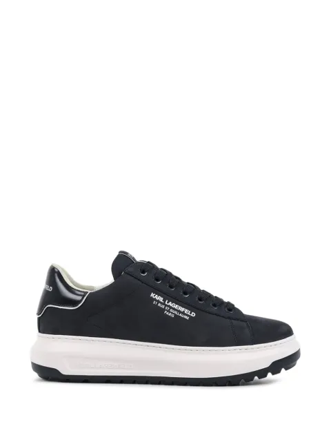 Karl Lagerfeld Kapri Lug logo low sneakers Black KL57522