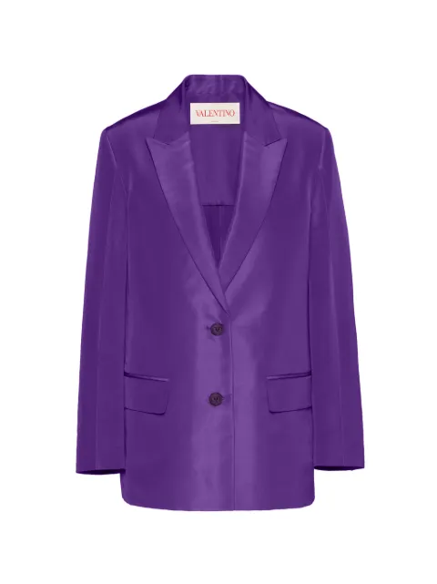 Valentino Garavani purple satin jacket Purple BCE4G56DE